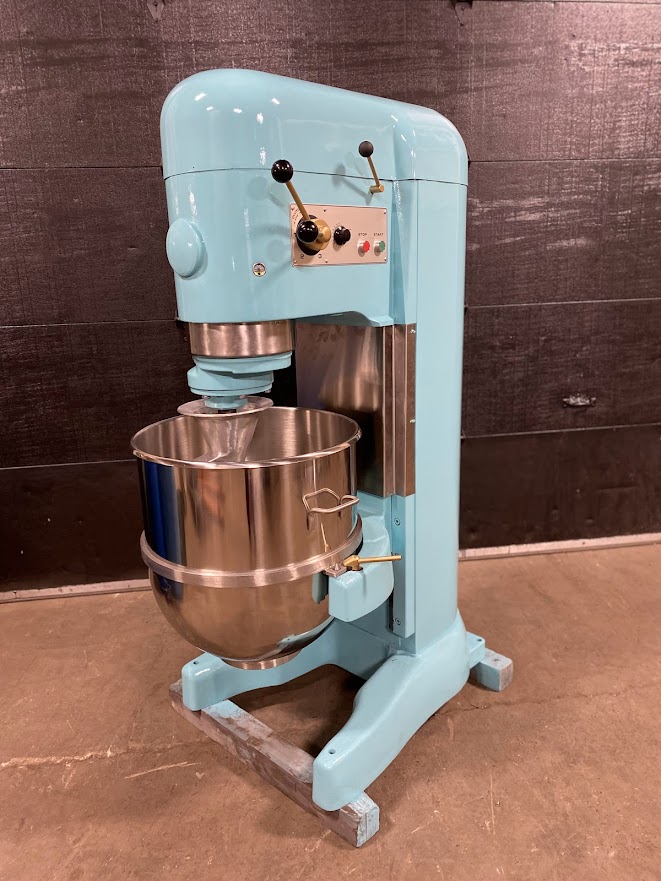 Rebuilt Hobart V1401 140-quart floor mixer