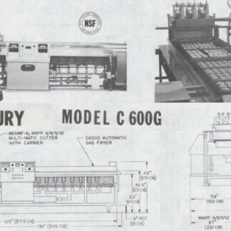 Belshaw C600G Fryer & MDDRF-6 Depositor, Rebuilt