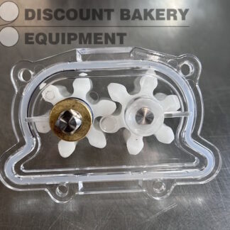 Pump Cover Assembly with (2) Impellers for Edhard Hoppers (replaces Edhard Part# F-3001 & F-3002)